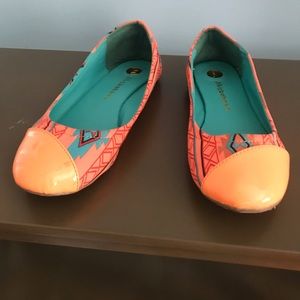 Bright Patterned Flats